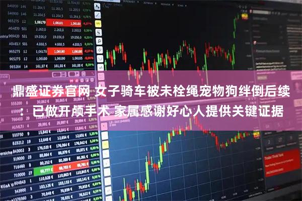 鼎盛证券官网 女子骑车被未栓绳宠物狗绊倒后续：已做开颅手术 家属感谢好心人提供关键证据