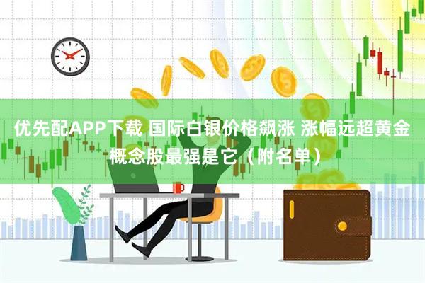 优先配APP下载 国际白银价格飙涨 涨幅远超黄金 概念股最强是它（附名单）